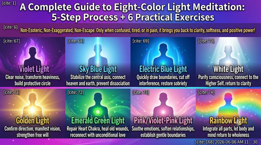 Complete Guide to Eight-Color Light Meditation: A 5-Step Process + 6 Practical Exercises