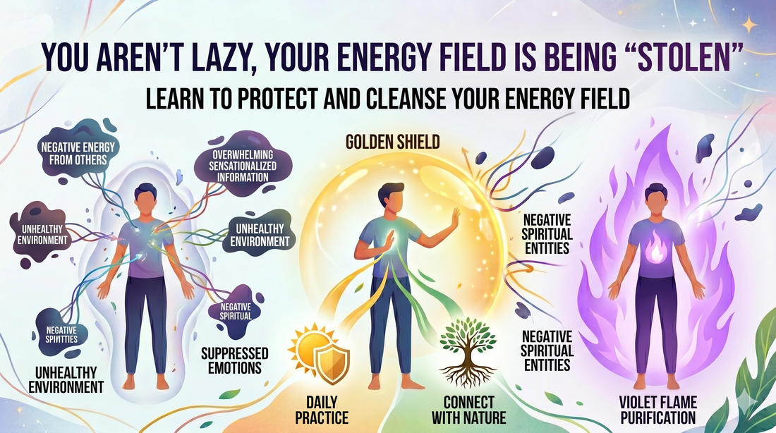 You’re Not Lazy; Your Energy Field Is Being “Stolen”