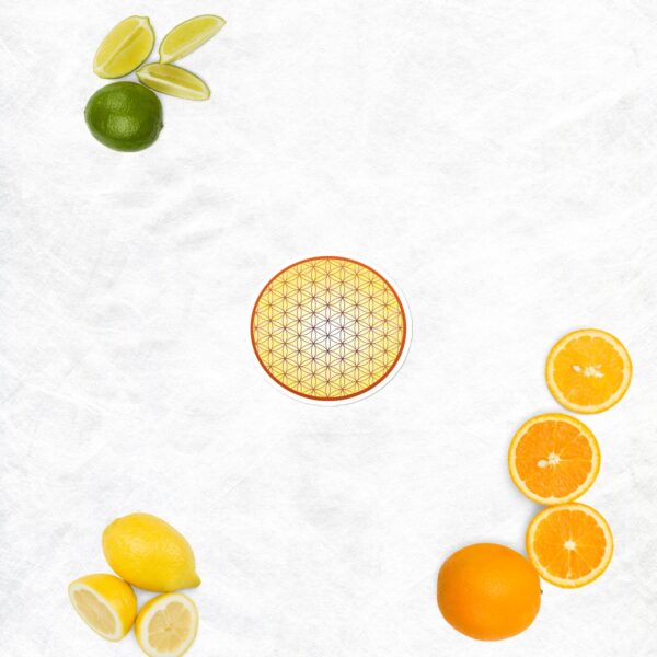 Gloden Flower of Life Bubble-free Stickers - Image 4