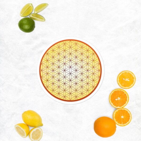 Gloden Flower of Life Bubble-free Stickers - Image 2
