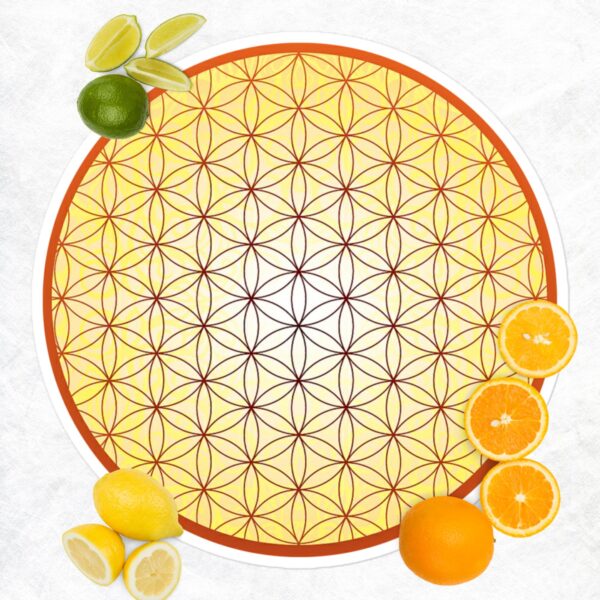 Gloden Flower of Life Bubble-free Stickers