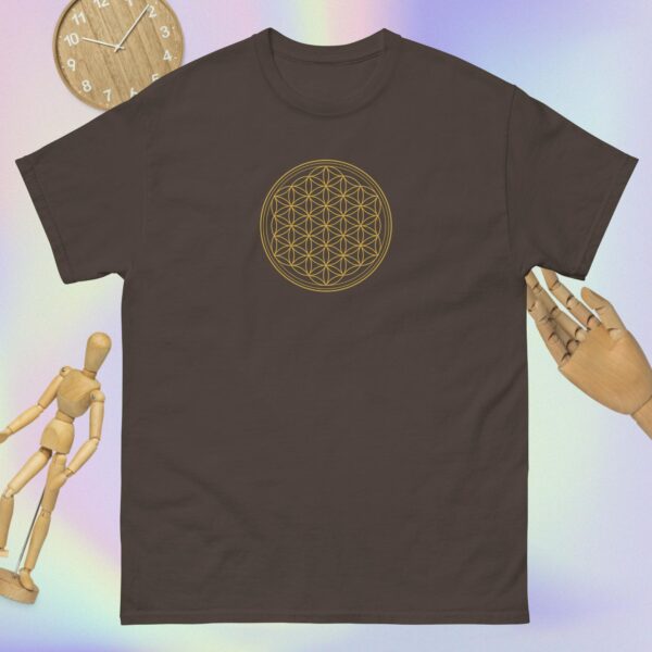 Golden Flower of Life Unisex Classic Tee - Image 7