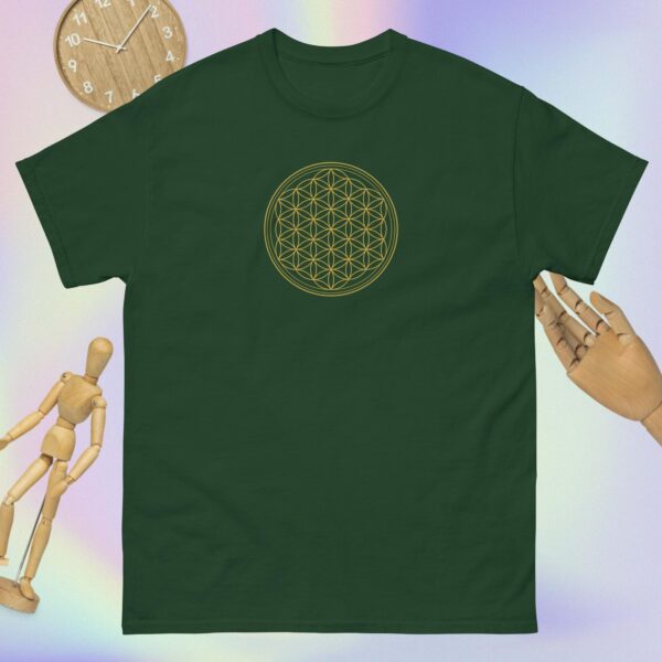 Golden Flower of Life Unisex Classic Tee - Image 8