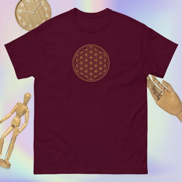 Golden Flower of Life Unisex Classic Tee - Image 5