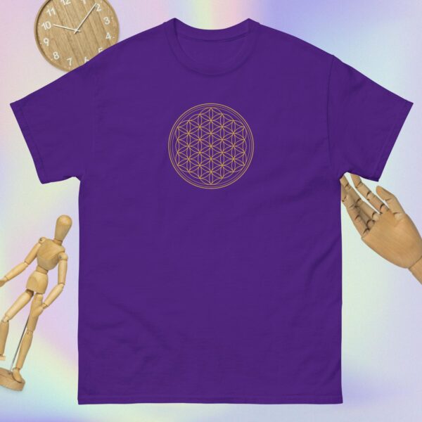 Golden Flower of Life Unisex Classic Tee - Image 6